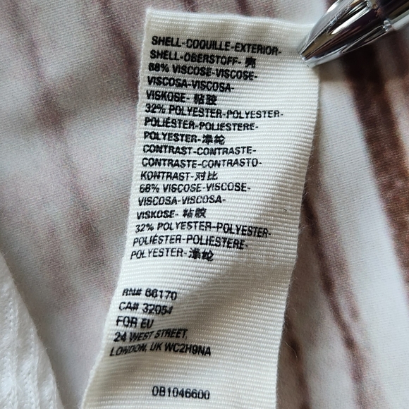 Free People "Devin Top" Henley Balloon Sleeve Shirt White | Women's Size L - Picture 11 of 12